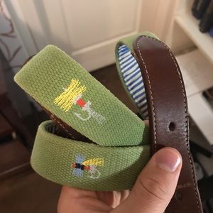 Needlepoint Fly-fishing “Fly” Belt